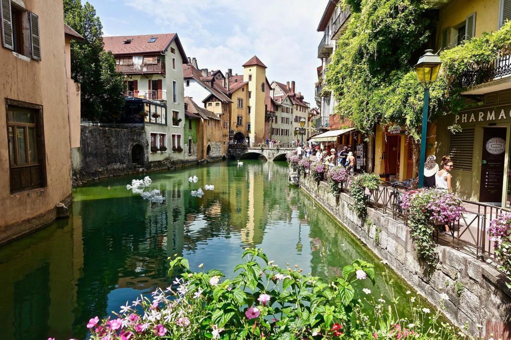 Centre historique d'Annecy et le Thiou