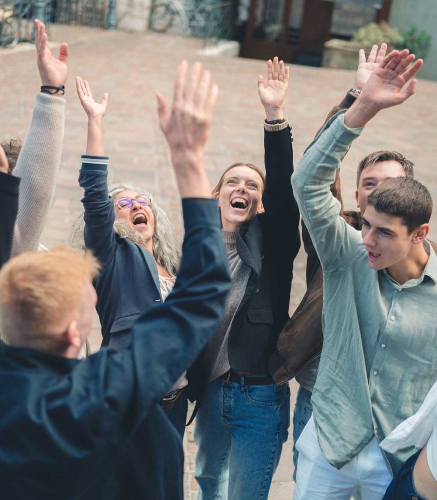 cohésion d'équipe team building en extérieur